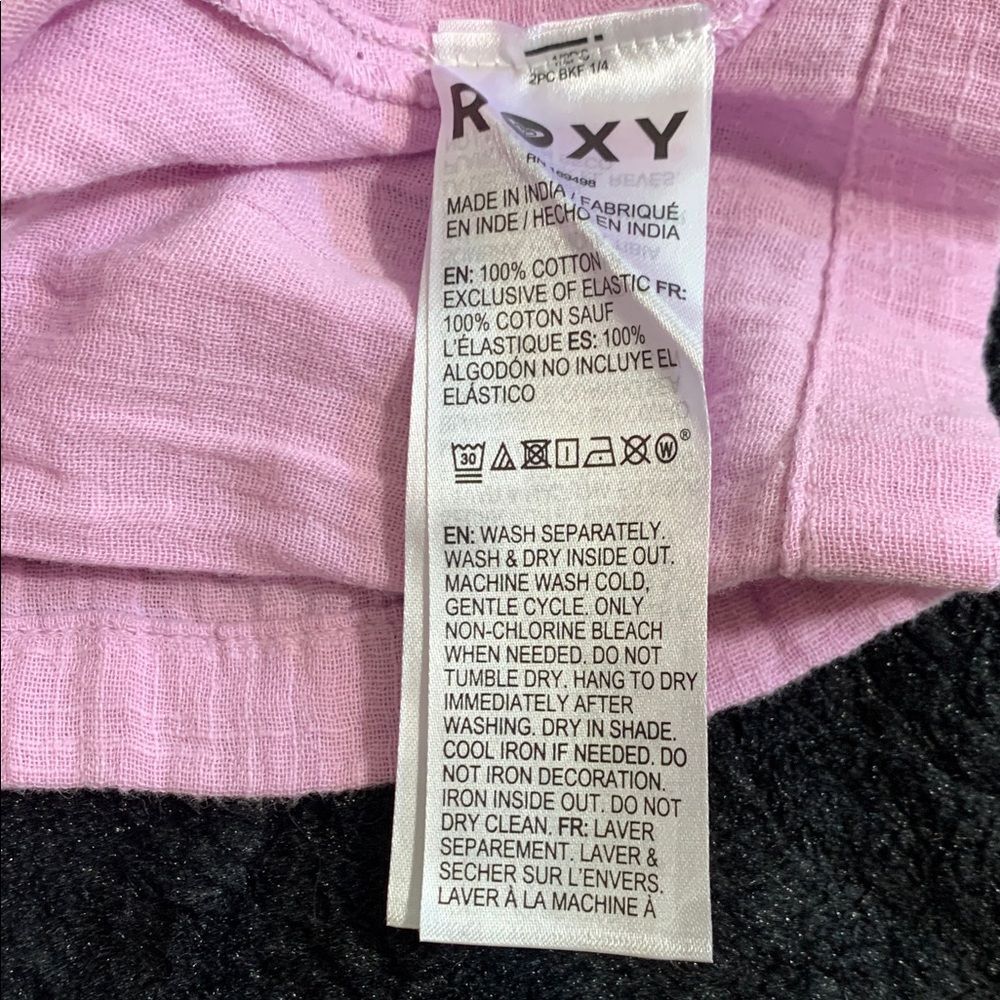 Beach Essential Roxy Sunrise Vibes Cutout Mini Dress - Orchid Bouquet Size S NWT - Picture 8 of 9